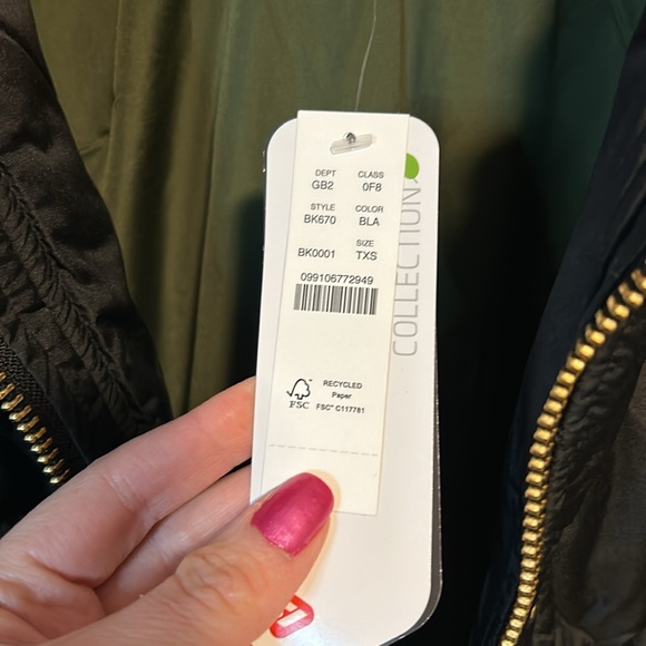 NWT J. Crew Quilted cocoon puffer with PrimaLoft size XS Tall - Picture 9 of 11